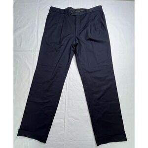 LAUREN RALPH LAUREN GREEN LABEL MEN'S DARK BLUE DRESS PANTS P 34W /‎ 32L